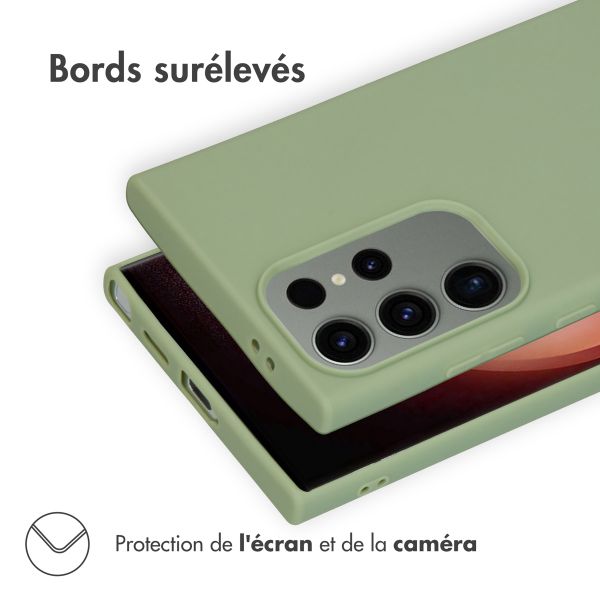 imoshion Coque Couleur Samsung Galaxy S24 Ultra - Olive Green