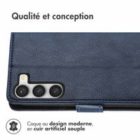 imoshion Étui de télephone portefeuille Samsung Galaxy S23 - Bleu foncé