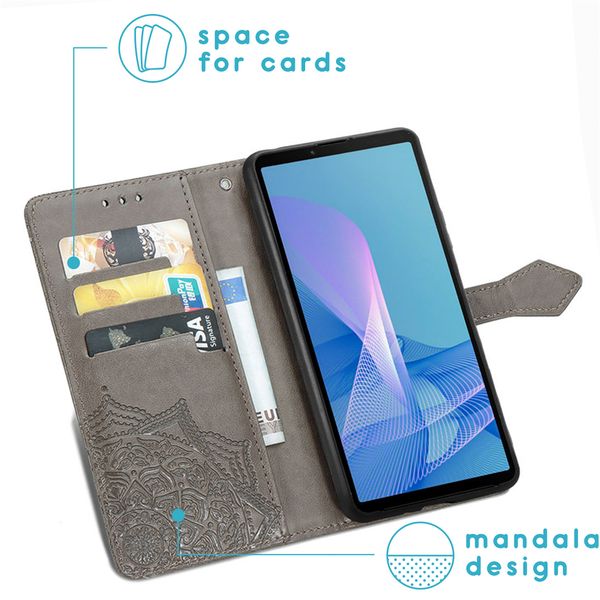 imoshion Etui de téléphone portefeuille Sony Xperia 10 III - Gris