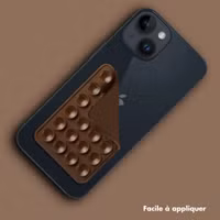 Selencia Pack de 2 Supports de téléphone à ventouse - Mocha Brown