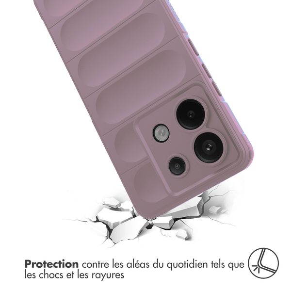 imoshion Coque arrière EasyGrip Xiaomi Poco X6 Pro - Violet