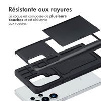 imoshion Coque arrière avec porte-cartes Samsung Galaxy S25 Ultra - Noir