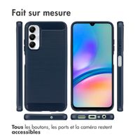 imoshion Coque Brushed Samsung Galaxy A05s - Bleu foncé