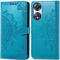 imoshion Etui de téléphone portefeuille Mandala Oppo A58 (4G) - Turquoise