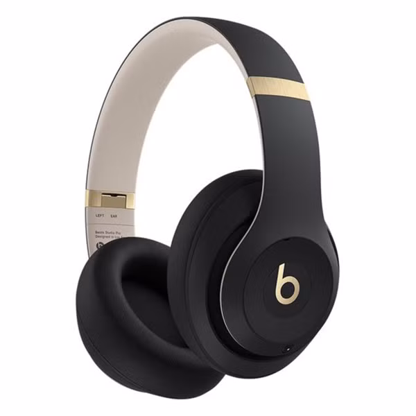 Beats Casque sans fil Studio Pro - Réduction active du bruit (ANC) - Noir / L'or