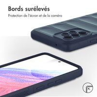 imoshion Coque arrière EasyGrip Samsung Galaxy A53 - Bleu foncé