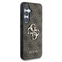 Guess Coque 4G Metal Logo Backcover Samsung Galaxy S25 - Marron