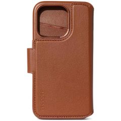 Decoded Portefeuille détachable 2 en 1 en cuir Apple iPhone 15 Pro Max - Brun