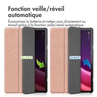 imoshion Coque tablette Trifold Lenovo Tab P11 (2nd gen) - Rose Doré