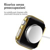 imoshion Coque rigide brillante à couverture complète Apple Watch 7 / 8 / 9 - 45 mm - Doré