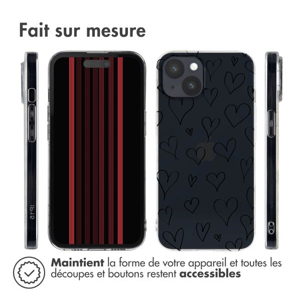 imoshion Coque Design iPhone 15 - Hearts