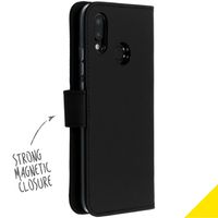 Accezz Étui de télephone Wallet Huawei P20 Lite - Noir