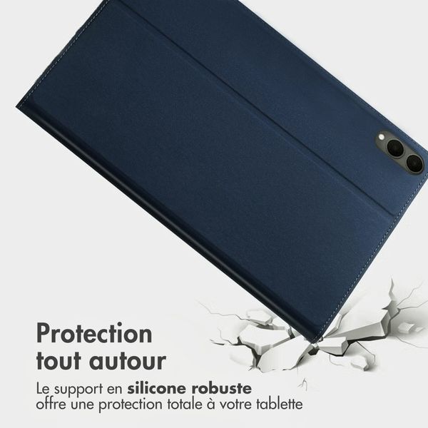 Accezz Coque tablette Classic Samsung Galaxy Tab S11 Ultra - Bleu foncé