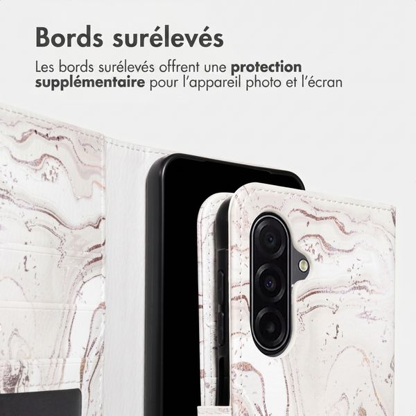 imoshion Étui de télephone portefeuille Design Samsung Galaxy A17 (5G) / (4G) - Sandy Marble