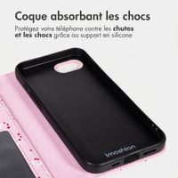 imoshion Étui de télephone portefeuille Design Apple iPhone 17e / 16e - Blush Berries