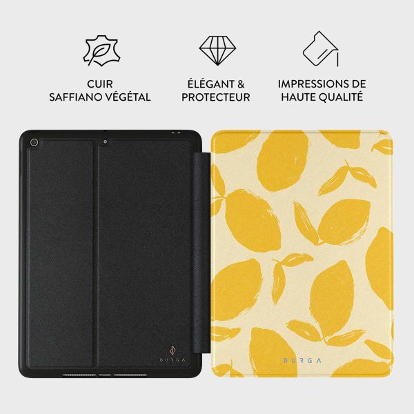 Burga Coque tablette iPad 7 (2019) / iPad 8 (2020) / iPad 9 (2021) 10.2 pouces - Lemon Tart