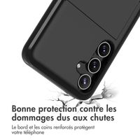 imoshion Coque arrière avec porte-cartes Samsung Galaxy A55 - Noir