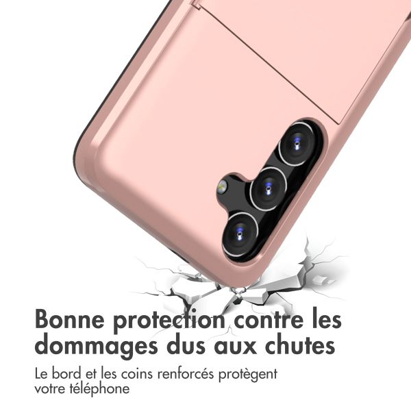 imoshion Coque arrière avec porte-cartes Samsung Galaxy S24 - Rose Dorée