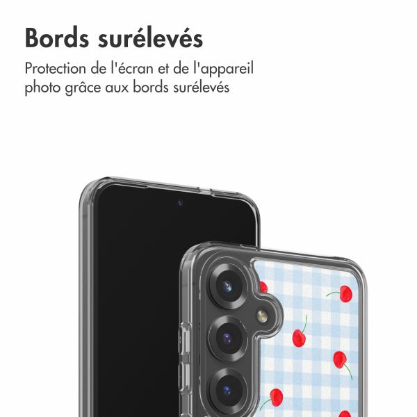 imoshion Coque Design Samsung Galaxy S25 - Cherry Check