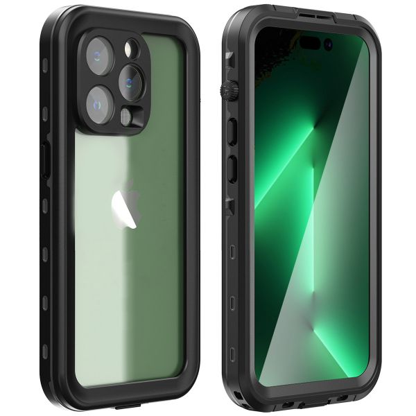 Redpepper Coque imperméable Dot Plus Apple iPhone 14 Pro Max - Noir