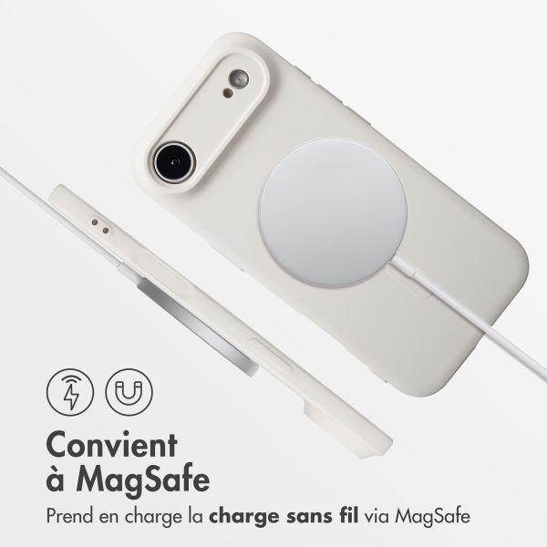 imoshion Coque Couleur avec MagSafe Apple iPhone Air - Beige