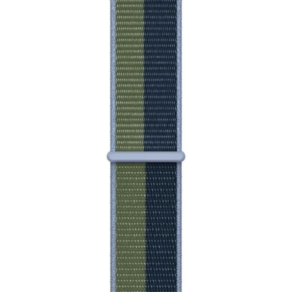 Apple Sport Loop bracelet Apple Watch Series 1 á 9 / SE (38/40/41 mm) | Series 10 (42 mm) - Abyss Blue/Moss Green