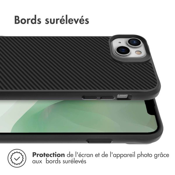 imoshion Rugged Hybrid Carbon Case iPhone 14 Plus - Noir