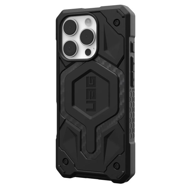 UAG Coque arrière Monarch Pro Apple iPhone 16 Pro - Carbon Fiber