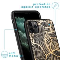 imoshion Coque Design iPhone 11 Pro - Feuilles / Noir