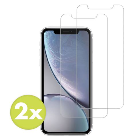 Accezz Protection d'écran en verre trempé 2-pack Apple iPhone 12 (Pro) / 11 / XR