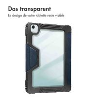 Accezz Coque tablette Rugged Trifold Apple iPad Air 11 pouces (2025) M3 / (2024) M2 / Air 5 (2022) / Air 4 (2020) - Bleu foncé