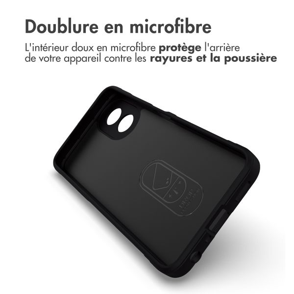 imoshion Coque arrière EasyGrip Oppo A18 / Oppo A38 - Noir