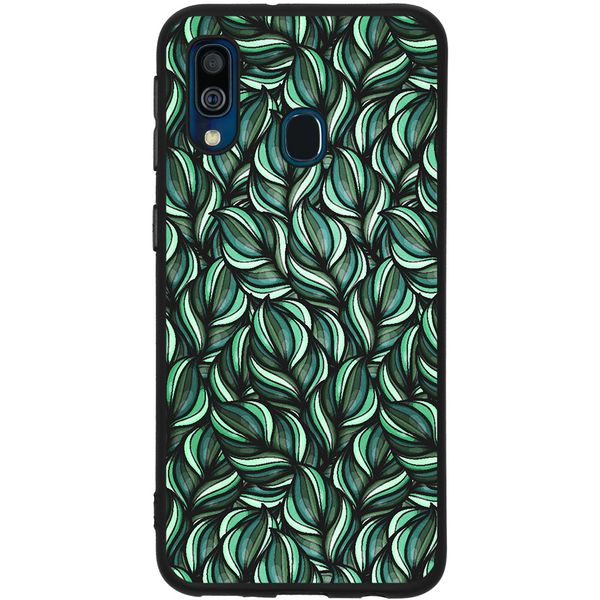 Coque design Color Samsung Galaxy A40 - Green Botanic