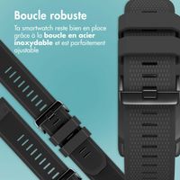 imoshion Bracelet QuickFit® en silicone - Connexion Garmin Watch 22 mm - Noir