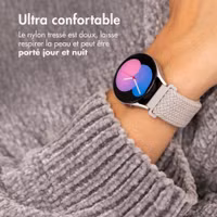 imoshion Bracelet tissée en nylon - Connexion universelle 20 mm - Gris