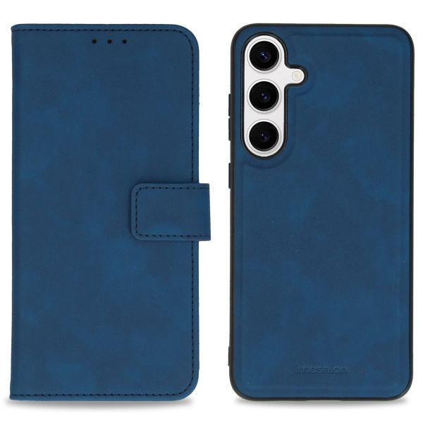 imoshion Etui de téléphone de type portefeuille de luxe 2-en-1 amovible Samsung Galaxy S24 Plus - Bleu