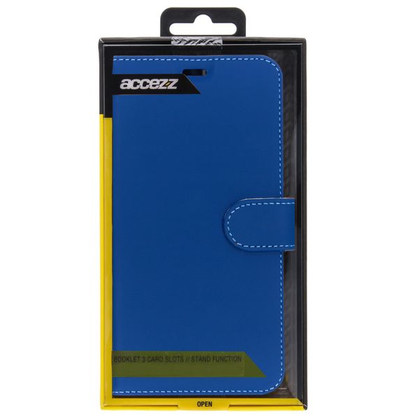 Accezz Étui de téléphone Wallet iPhone Xs Max - Bleu