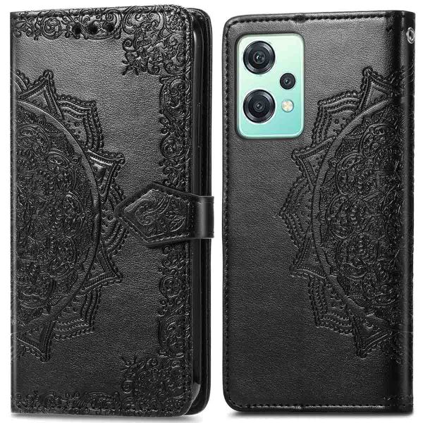 imoshion Etui de téléphone portefeuille Mandala OnePlus Nord CE 2 Lite 5G - Noir