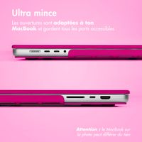 imoshion Coque rigide pour MacBook Pro 16 pouces (2021) / Pro 16 pouces (2023) M3 chip - A2485 / A2780 / A2991 / A3186 / A3403 - Hot Pink