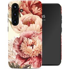 Selencia Coque arrière Vivid avec MagSafe Samsung Galaxy S25 - Vintage Peony