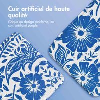 imoshion Design Slim Hard Sleepcover avec support Tolino Vision 5 - Flower Tile