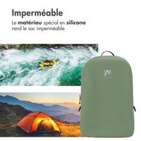 imoshion Sac à dos Hermétique et Étanche 16L - Moyen - Vert armée