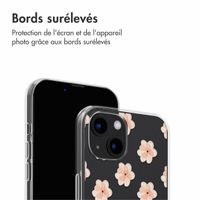 imoshion Coque Design iPhone 13 - Floral Peach