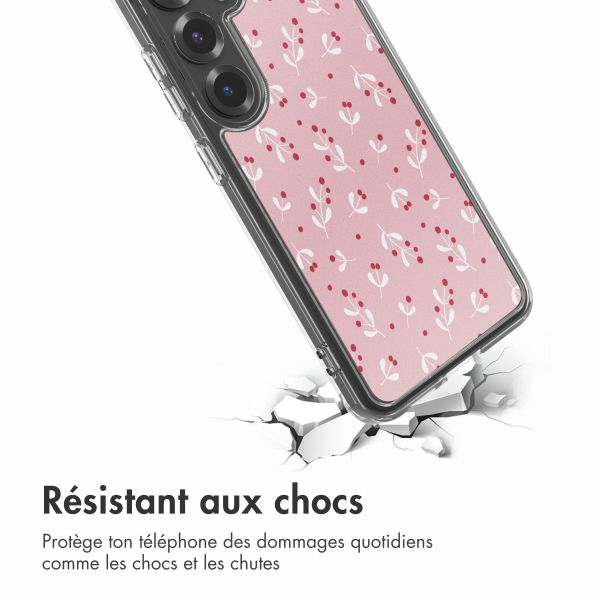 imoshion Coque Design Samsung Galaxy S25 - Berries Blush