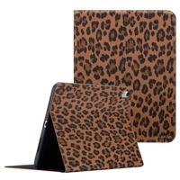 Selencia Coque tablette Sabi avec imprimé léopard Apple iPad 11 (2025) 11 pouces A16 / iPad 10 (2022) 10.9 pouces - Mocha Brown