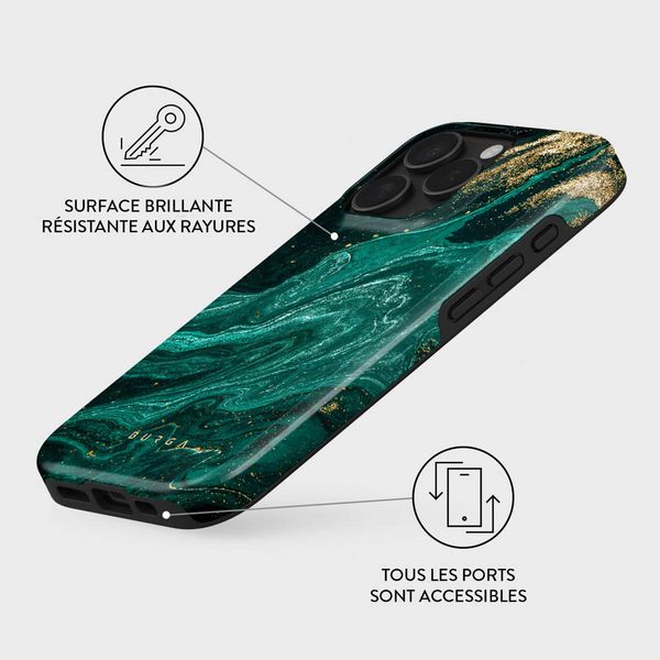 Burga Coque arrière Tough Apple iPhone 16 Pro - Emerald Pool