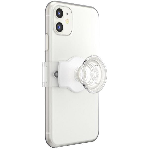 PopSockets PopGrip - Amovible - Slide Stretch Clear On White