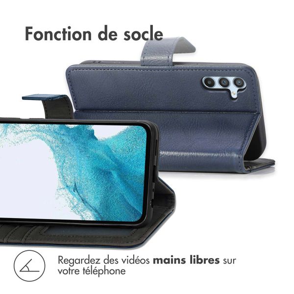 imoshion Étui de télephone portefeuille Samsung Galaxy A34 (5G) - Bleu foncé