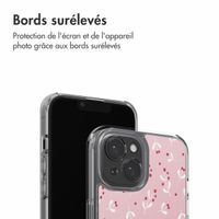 imoshion Coque Design Apple iPhone 15 - Berries Blush