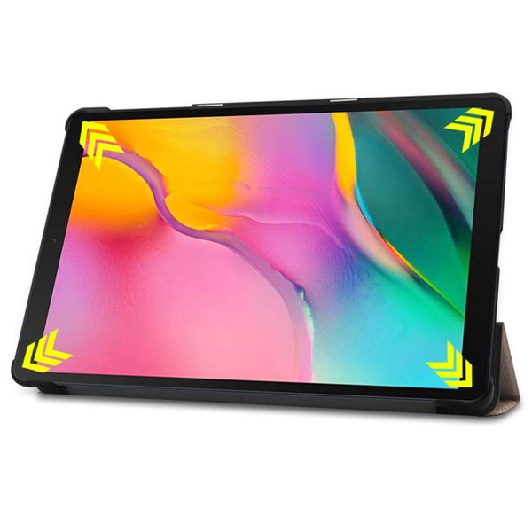 imoshion Coque tablette Trifold Galaxy Tab A 10.1 (2019) - Dorée